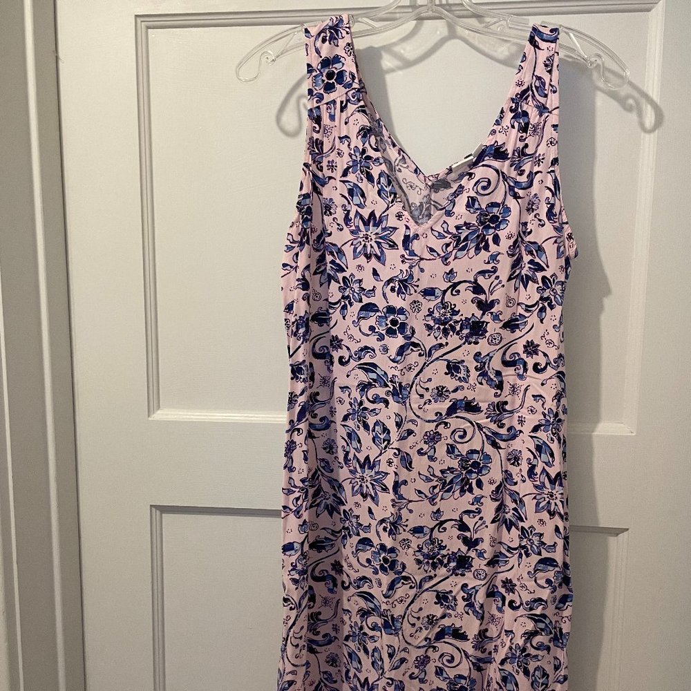 Gap Pink Floral Sleeveless Dress Size Small